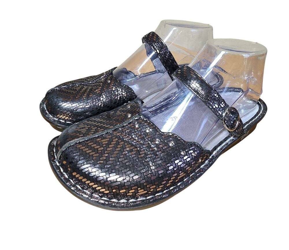Alegria TUS-532 Tuscany Shoes Pewter Daller US Size 7 Mary Jane Slides